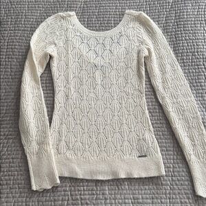 Crochet Cream Sweater